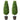 2 Pack 3' Artificial Boxwood Topiary Tree Faux Plant UV Decor In/Outdoor