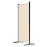 Room Divider, 4 Panel Room Divider, Folding Privacy Screen and Portable Partition Divider for Room Separation, Freestanding Room Partitions for Office, Bedroom, Living Room, Beige