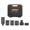 Spindle Nut Socket Tool Kit 1/2 inch Drive 6 Piece Axle Hub Nut Socket Set