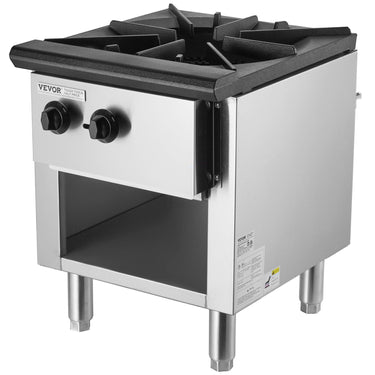 Commercial Gas Range Stove 1 Burner Countertop Cooking Hot Plate Kitchen