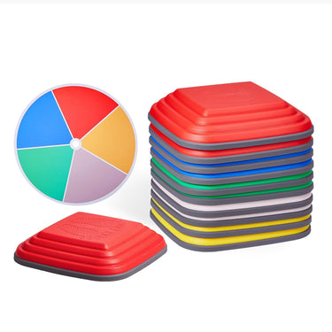 Kids Balance Stepping Stones Sensory Obstacle Course 10 PCS Outdoor Indoor