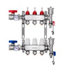 3-Branch Radiant Heat Manifold 1/2" PEX Tubing Floor Heating Manifold Set