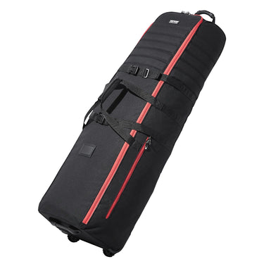 Golf Club Travel Bag Golf Luggage Case Cover with Wheels 1000D Nylon