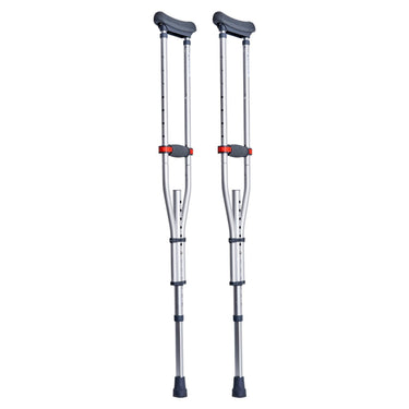 Underarm Crutches 13-Level Height Adjustable Under Arm Walking Crutches