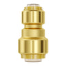 Pipe Fittings 1/2"-3/4" 12PC Brass Straight-Through Push-Fit for Air