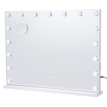Hollywood Vanity Mirror With Lights w/ USB Type C Desktop Wallmount 23.6in