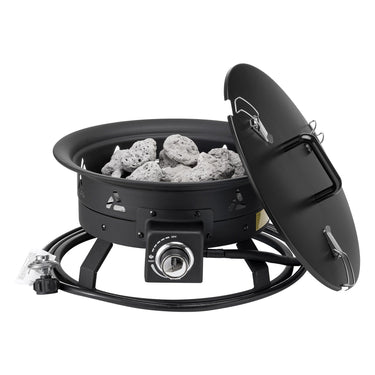 Propane Fire Pit 19' Outdoor Portable Gas Fire Pit for Heating 58000 BTU