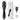 Hair Blow Dryer Brush Dual Voltage Hot Air Styler with 2.56" Oval Barrel