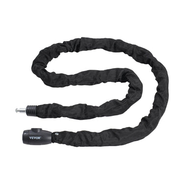 Bike Chain Lock 5.91FT Heavy Duty Bike Lock Anti-Theft Bicycle Chain Lock 10mm Thicker Bicycle Lock Chain with 4 Keys for E-Bike, Motorcycle