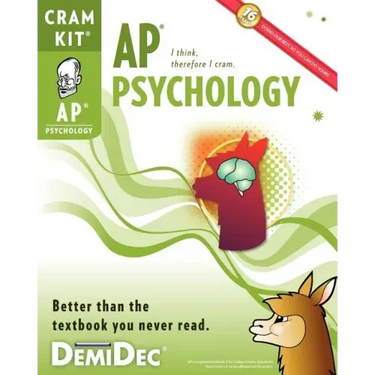 AP Psychology Cram Kit: Better than the textbook you never read.