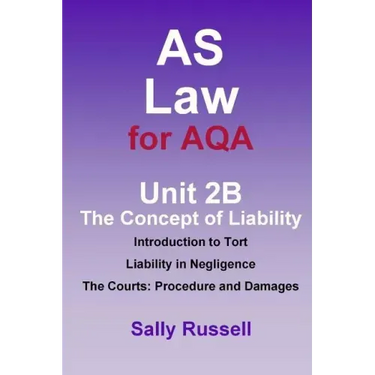 AS Law for AQA Unit 2B The Concept of Liability: Introduction to Tort: Liability in Negligence. The Courts: Procedure and Damages