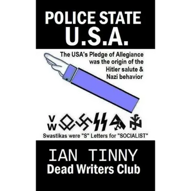 POLICE STATE USA -the Pledge of Allegiance was the origin of Hitler salutes + Nazi behavior, Swastikas were "S" letters for "SOCIALIST": Secrets of ho