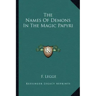 The Names of Demons in the Magic Papyri