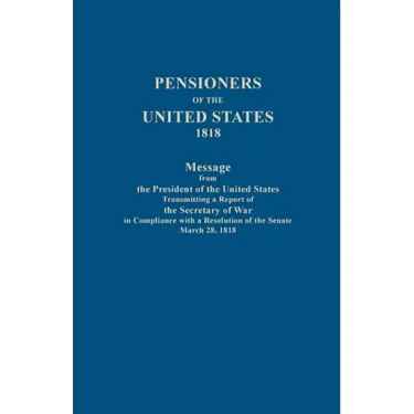 Pensioners of the United States, 1818
