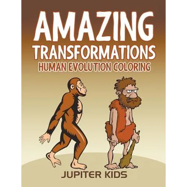 Amazing Transformations: Human Evolution Coloring