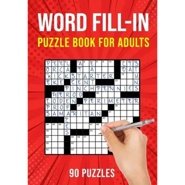 Word Fill-In Puzzle Books for Adults: 90 Word Fill It In / Fillin Puzzles