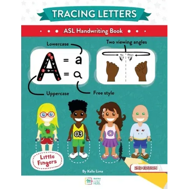 Tracing Letters: ASL Handwriting Book