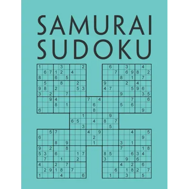 Samurai Sudoku: 1000 Sudokus overlapping into 200 Samurai style puzzles Multi-Level Sudoku Variant Activity Book For Adults