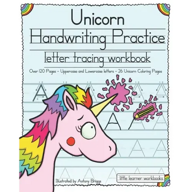 Unicorn Handwriting Practice: Letter Tracing Workbook