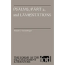 Psalms, Part 2 and Lamentations
