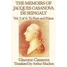 The Memoirs of Jacques Casanova de Seingalt Vol. 2 to Paris and Prison