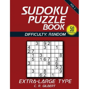 SUDOKU Puzzle Book - Extra Large Type (Vol 1)
