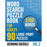 Word Search Book for Adults: 90 Large-Print English Puzzles