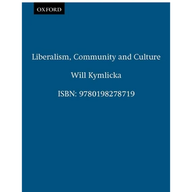 Liberalism, Community, and Culture