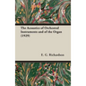 The Acoustics of Orchestral Instruments and of the Organ (1929)
