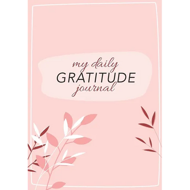 My Daily Gratitude Journal: (Pink Flora with Outline) A 52-Week Guide to Becoming Grateful