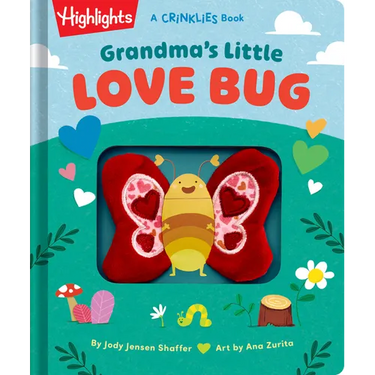 Grandma's Little Love Bug: Touch-And-Feel Baby Crinkle Book Filled with Rhymes and Snuggle Moments, Keepsake Gift and Read-Aloud Fun for New Grandmas,