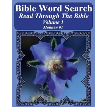 Bible Word Search Read Through The Bible Volume 1: Matthew #1 Extra Large Print