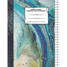 Graph Paper Composition Notebook: 110 Pages - Quad Ruled 4x4 - 8.5" x 11" Marble Large Notebook with Grid Paper - Math Notebook For Students
