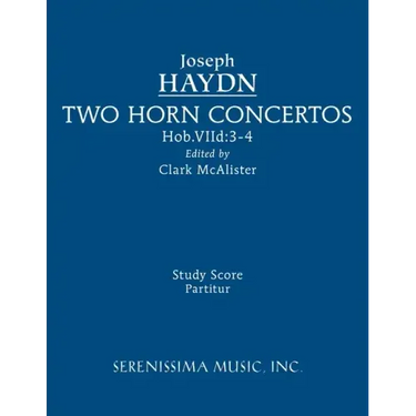 Two Horn Concertos: Study score