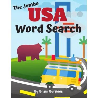 The Jumbo USA Word Search: Tour the United States with 50 Word Search Puzzles and Fun State Facts