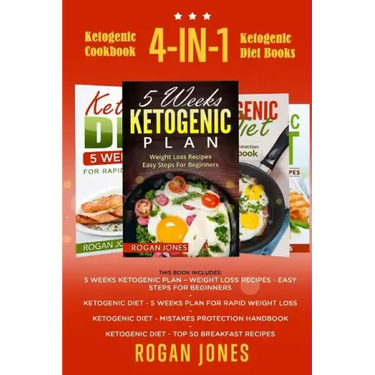 Ketogenic Cookbook: 4-in-1 Ketogenic Diet Books