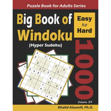 Big Book of Windoku (Hyper Sudoku): 1000 Easy to Hard Puzzles