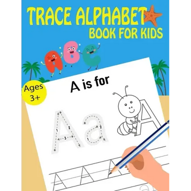 Trace Alphabet Book For Kids