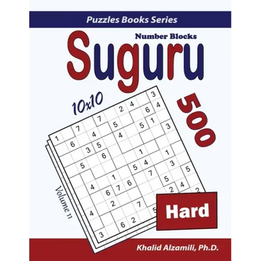 Suguru (Number Blocks): 500 Hard Puzzles (10x10)