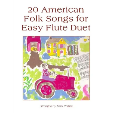 20 American Folk Songs for Easy Flute Duet