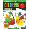 Fun Animals Coloring By Numbers: 50 Animals One-Sided Pages