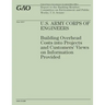 U.S. Army Corps of Engineers: Building Overhead Costs into Projects and Customers' Views on Information Provided