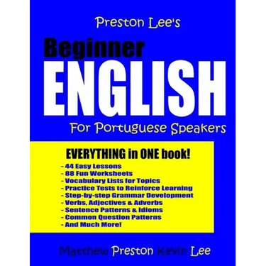 Preston Lee's Beginner English For Portuguese Speakers