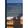 Royal Appointments And Decorations Conferred In Appreciation Of The Steinway Piano