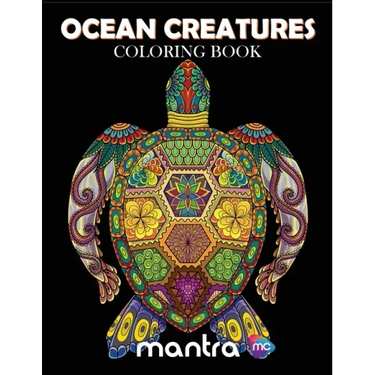 Ocean Creatures Coloring Book: Coloring Book for Adults: Beautiful Designs for Stress Relief, Creativity, and Relaxation