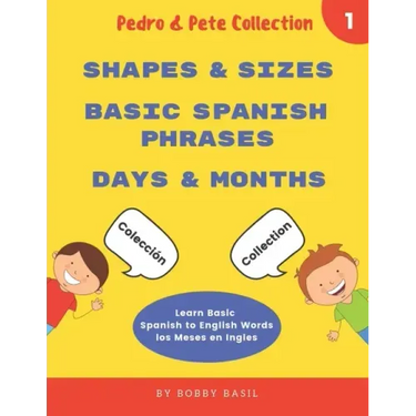Learn Basic Spanish to English Words: Shapes & Sizes - Basic Spanish Phrases - Days & Months