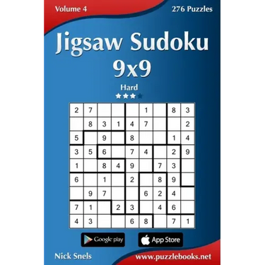 Jigsaw Sudoku 9x9 - Hard - Volume 4 - 276 Puzzles