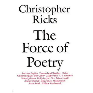 The Force of Poetry