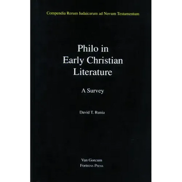 Philo in Early Christian Literature, Volume 3: A Survey