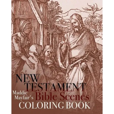 New Testament Bible Scenes Coloring Book